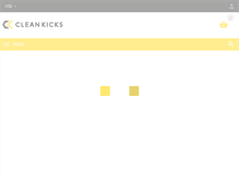 Tablet Screenshot of cleankicks.com